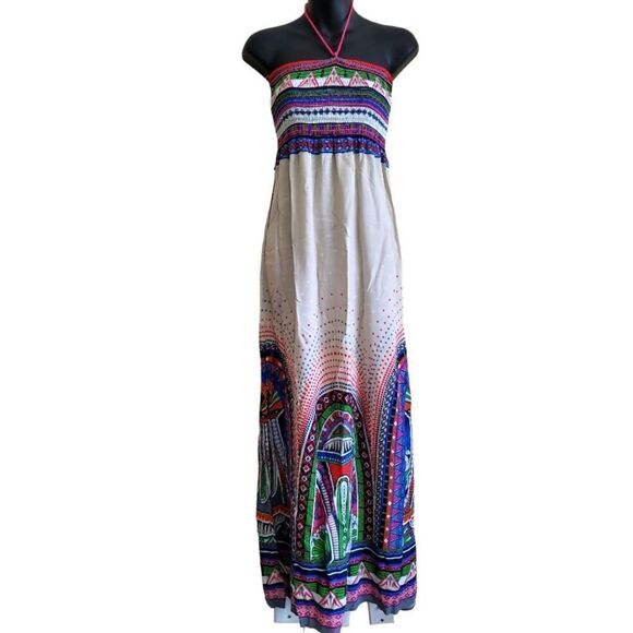 Flying Tomato Multicolor Maxi Dress  Sz Small - Picture 1 of 8